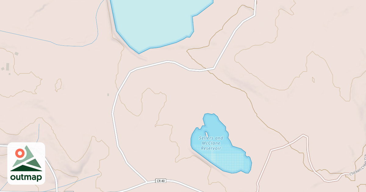Map of JOE MOORE RSVR CG