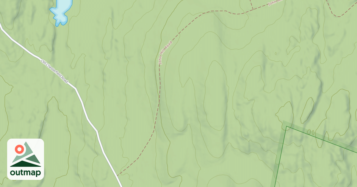 Map of John Hill Road