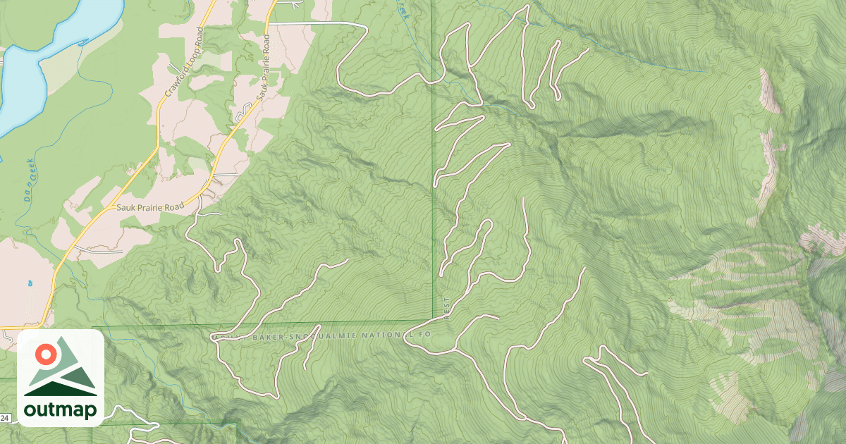 Map of PRAIRIE MTN