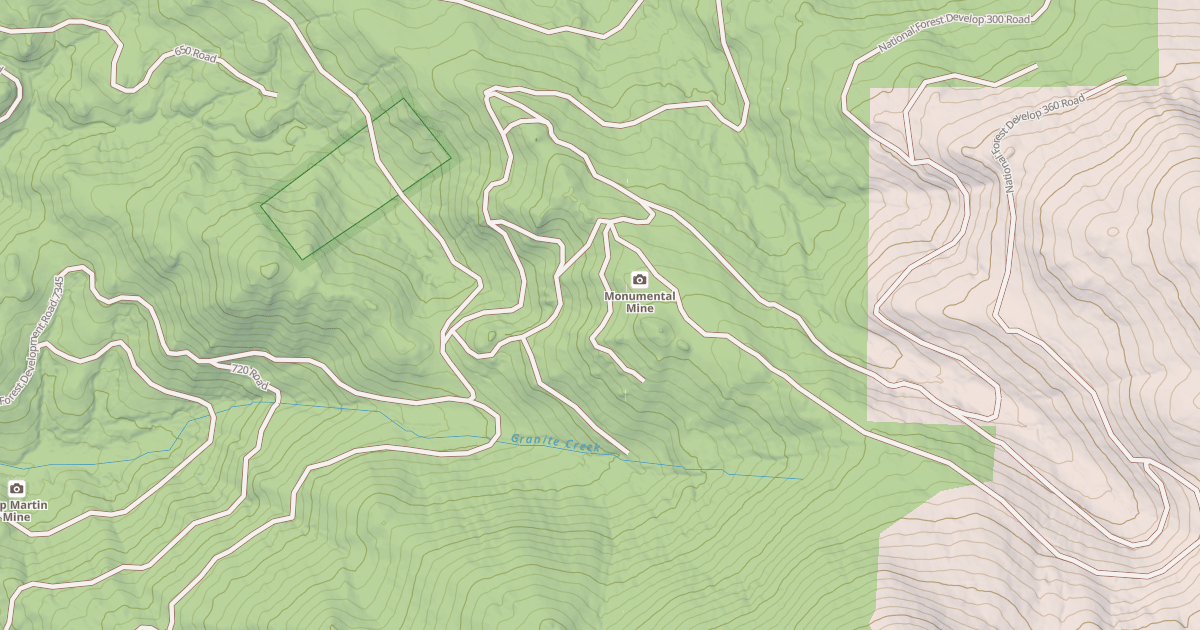 Map preview of MONUMENTAL MINE