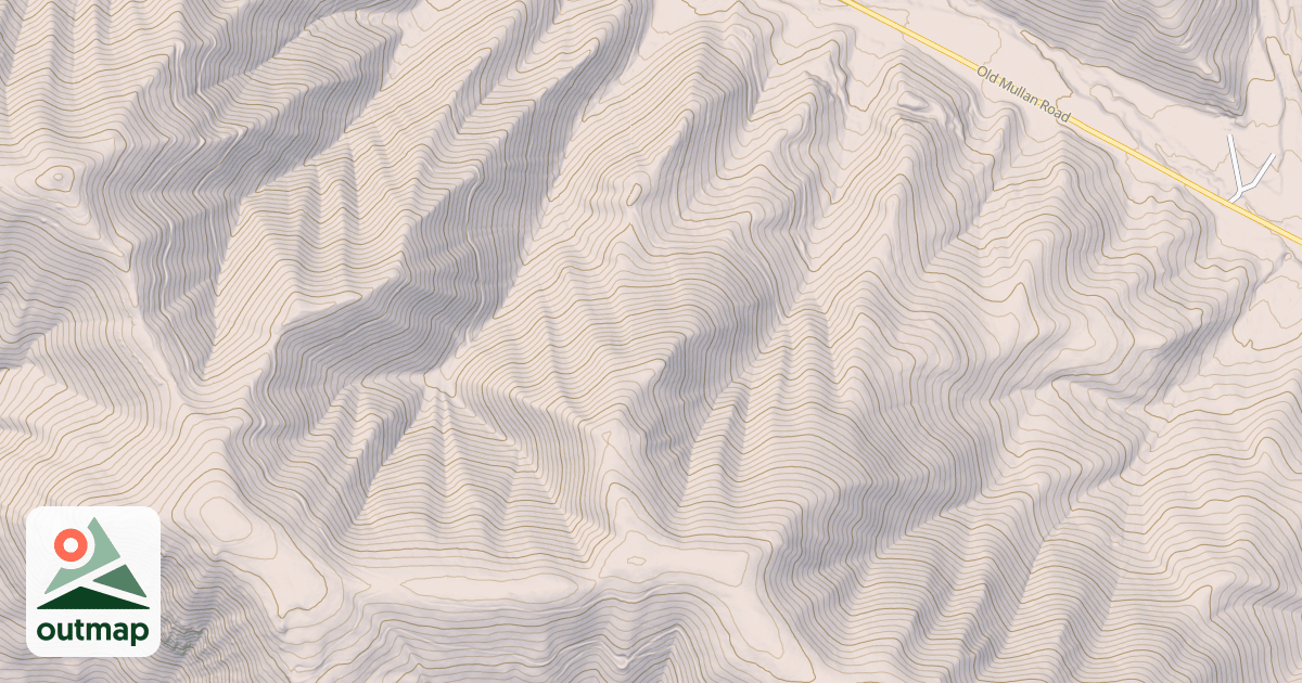 Map of MULLAN GULCH