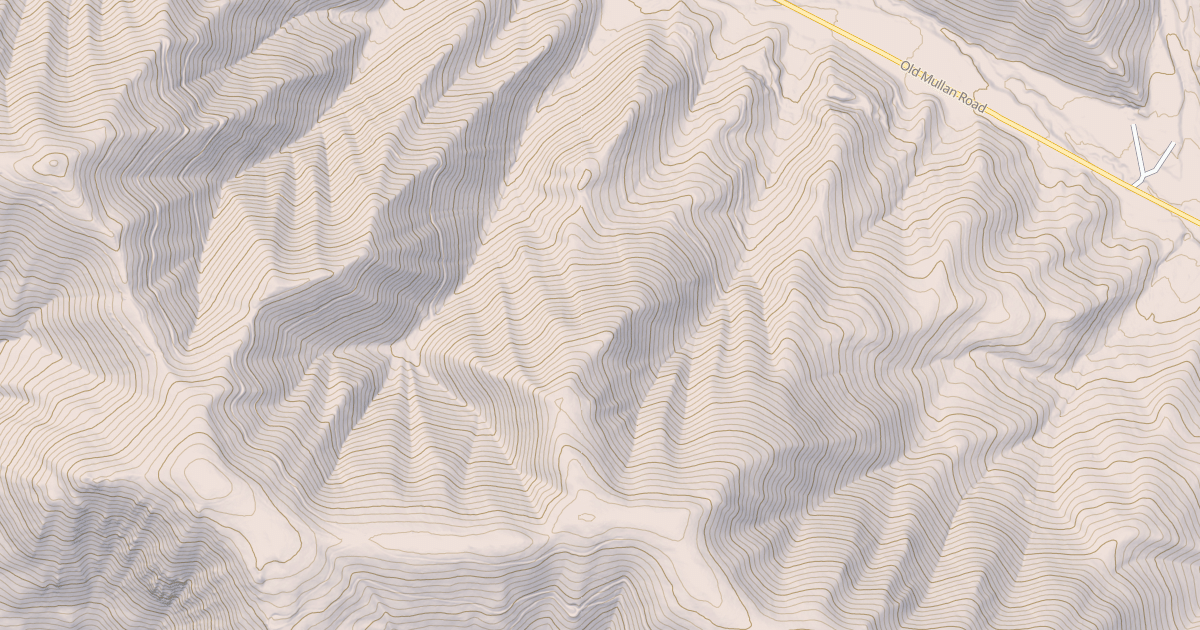 Map preview of MULLAN GULCH