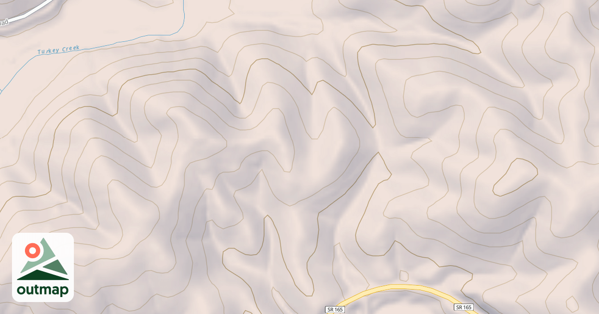 Map of TURKEY CREEK ORV EXTENSION