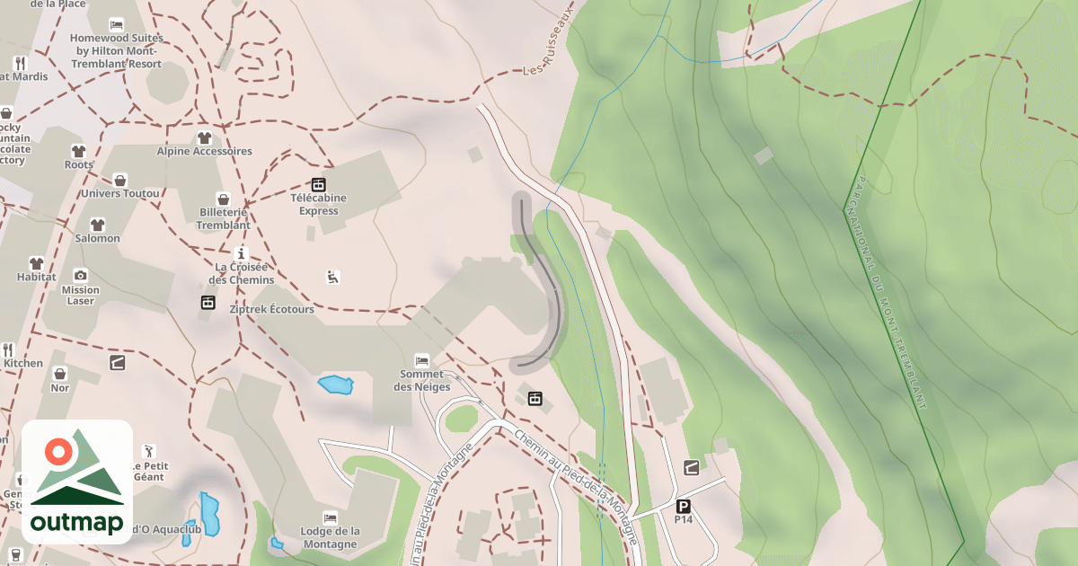 Map of "La passe à Lacasse"