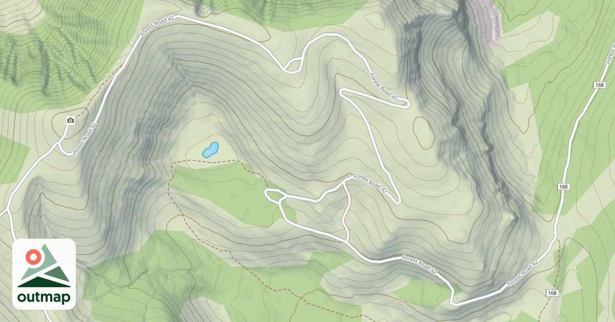 Map of LOGAN PEAK