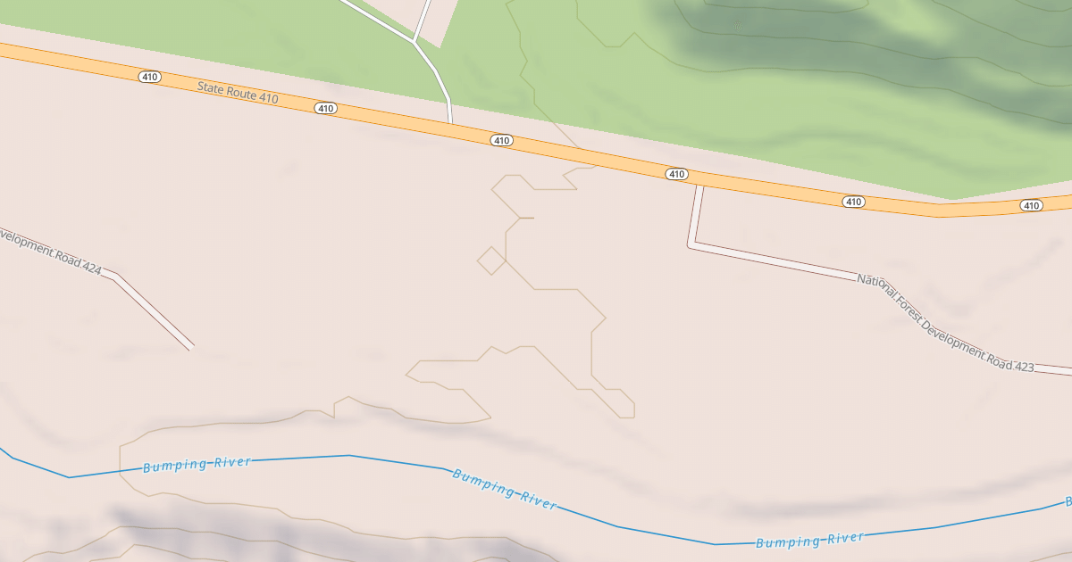 Map preview of USFS National Forest System Roads {5CFE94BC-1C63-45BD-8320-475EEA2A8555}