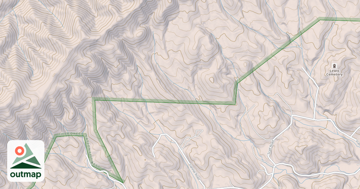 Map of PINEY GROVE RT