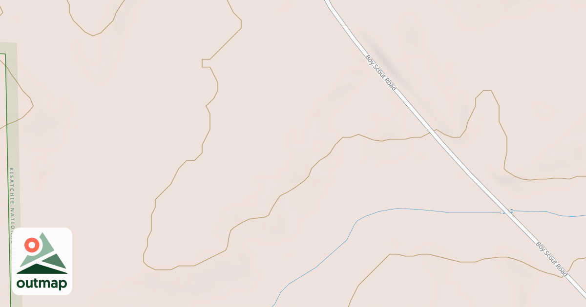 Map of USFS Motor Vehicle Use Map Roads {D57B968E-E535-42B9-B39A-E9F657A1781E}