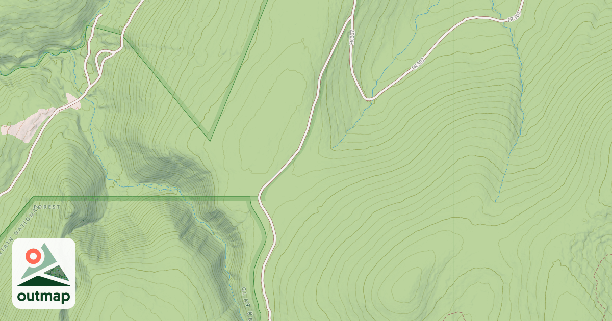 Map of FAYVILLE SOUTH