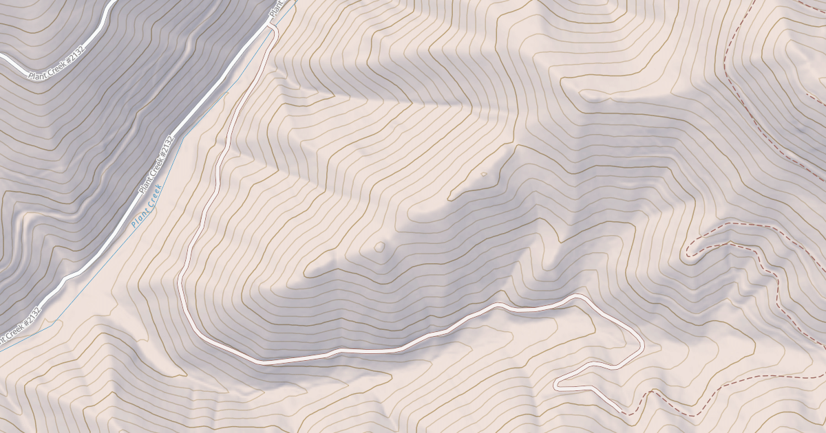 Map preview of EAST FORK PLANT CREEK SPUR