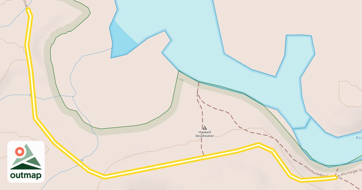 Map of International Appalachian Trail