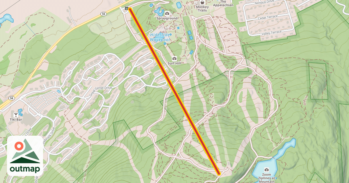 Map of Vernon Triple