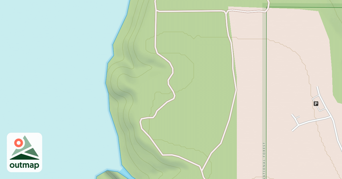 Map of Douglas Hill Ohv North Loop
