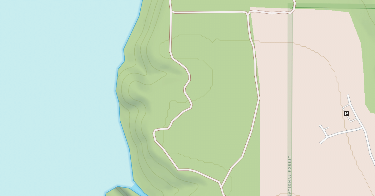 Map preview of Douglas Hill Ohv North Loop