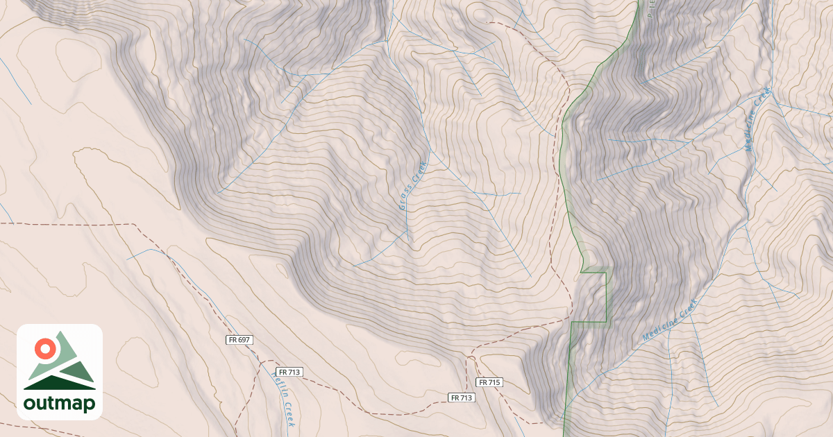 Map of MEDICINE MINE