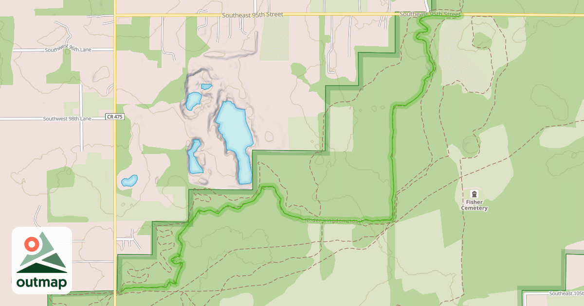 Map of Spider Kingdom South