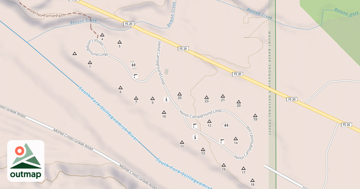 Map of VERLOT CG