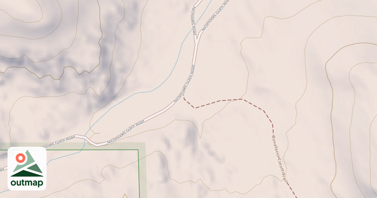 Map of Bonafacio Cutoff