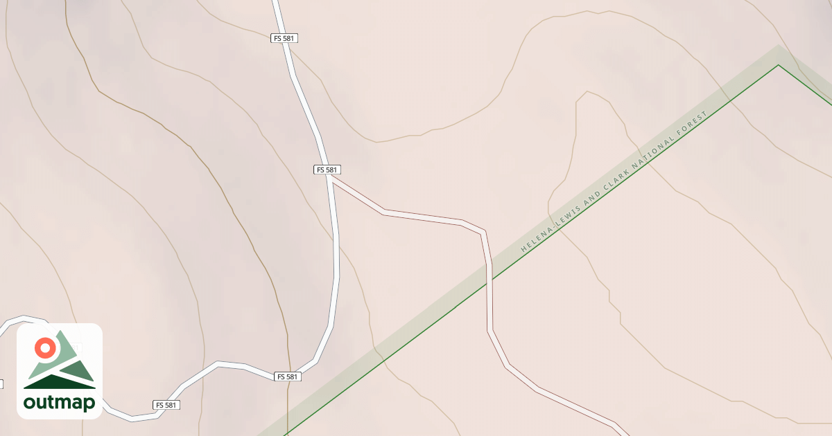 Map of BUCK SPUR