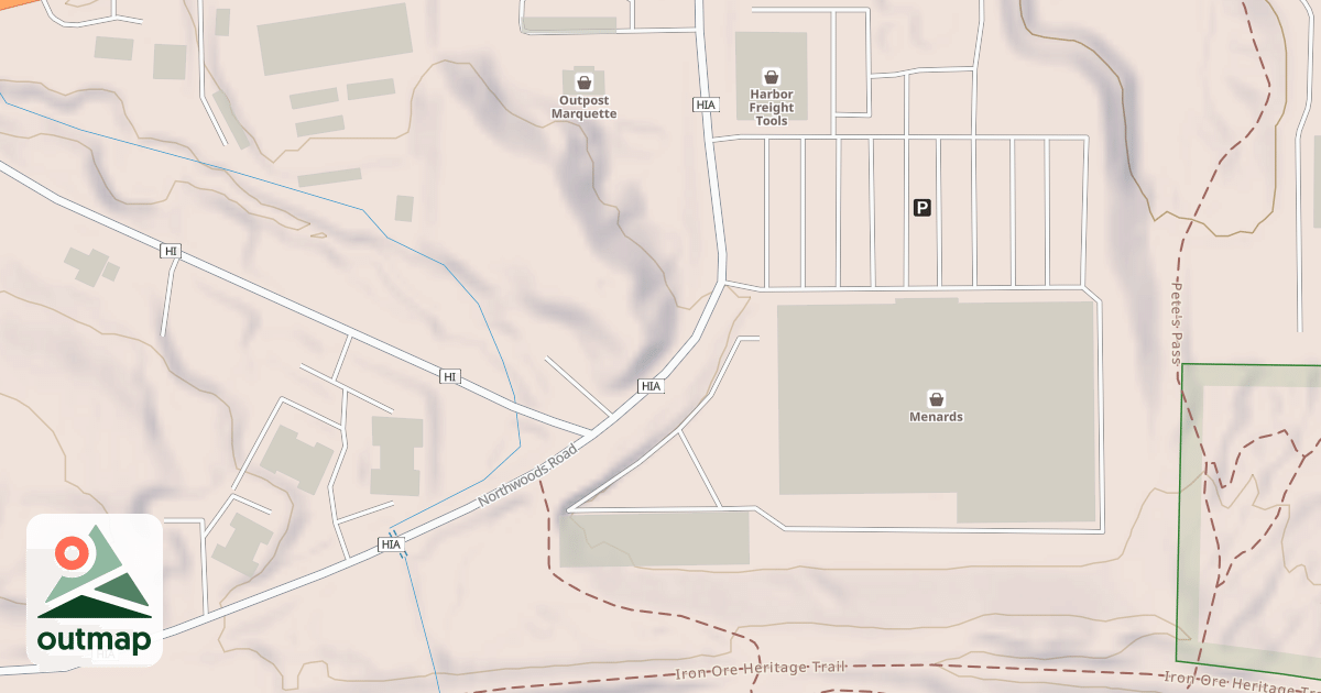Map of Iron Ore Heritage Trail
