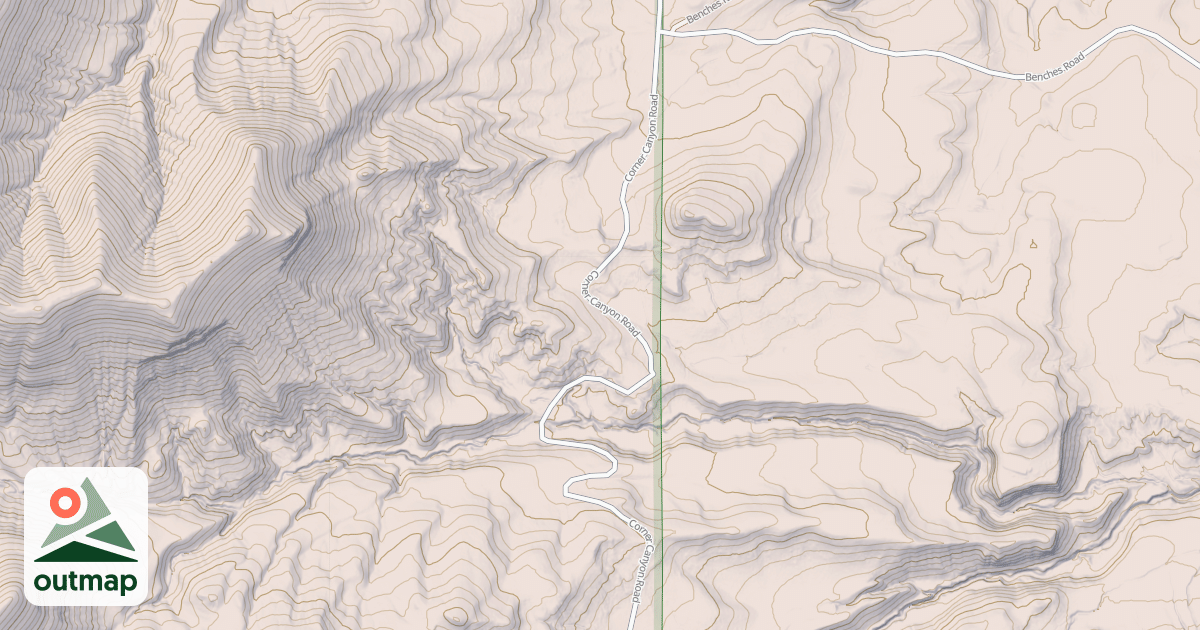 Map of CORNER CANYON