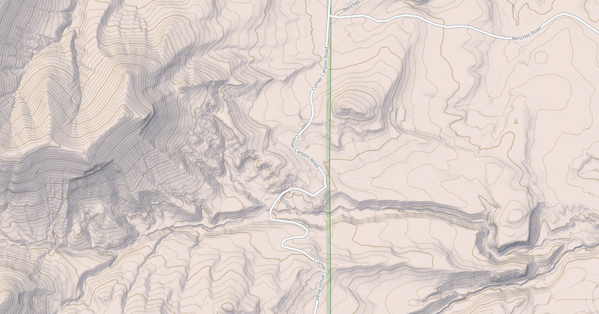 Map preview of CORNER CANYON