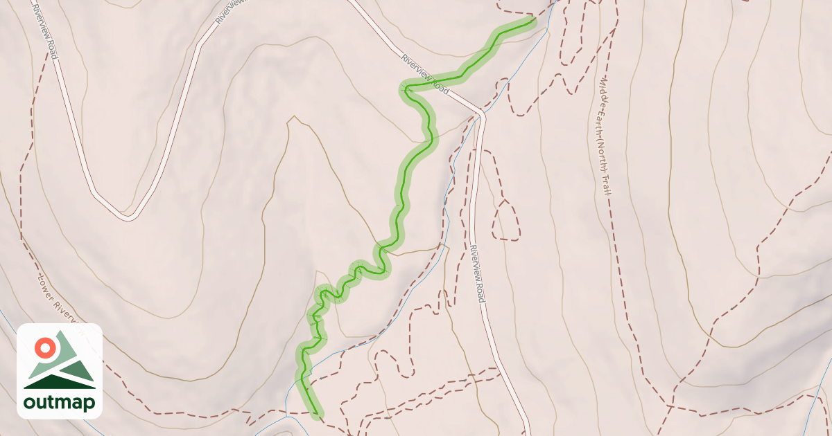 Map of Lower Potatoes Trail