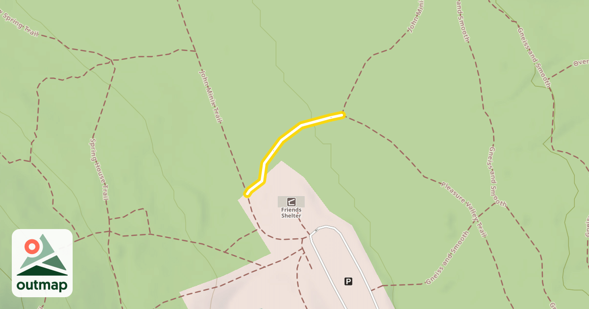 Map of Pleasure Valley Trail