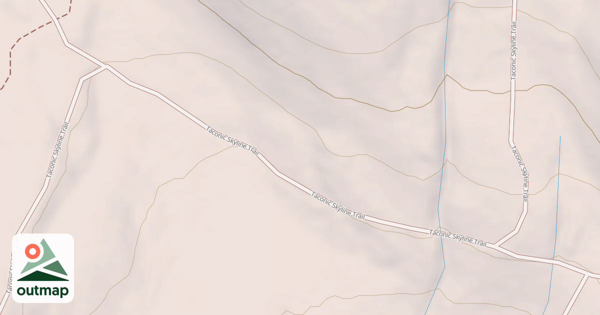 Map of Brickhouse Mountain Road