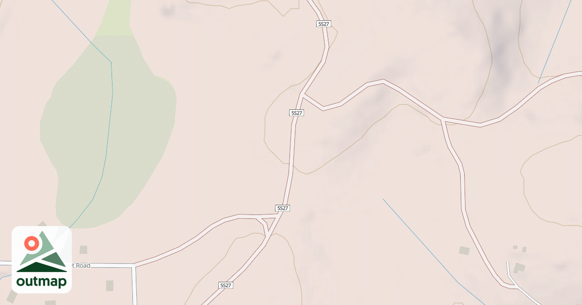 Map of BUCHENAU CABIN A SPUR