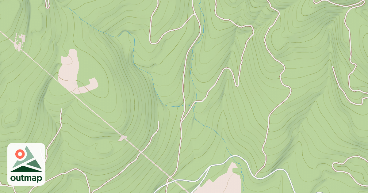 Map of CAYUSE RIDGE