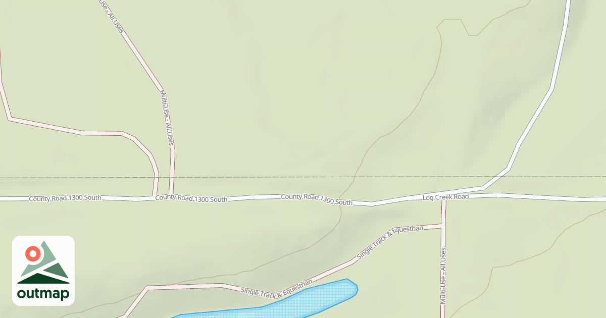 Map of Interlake State Recreation Area Trails