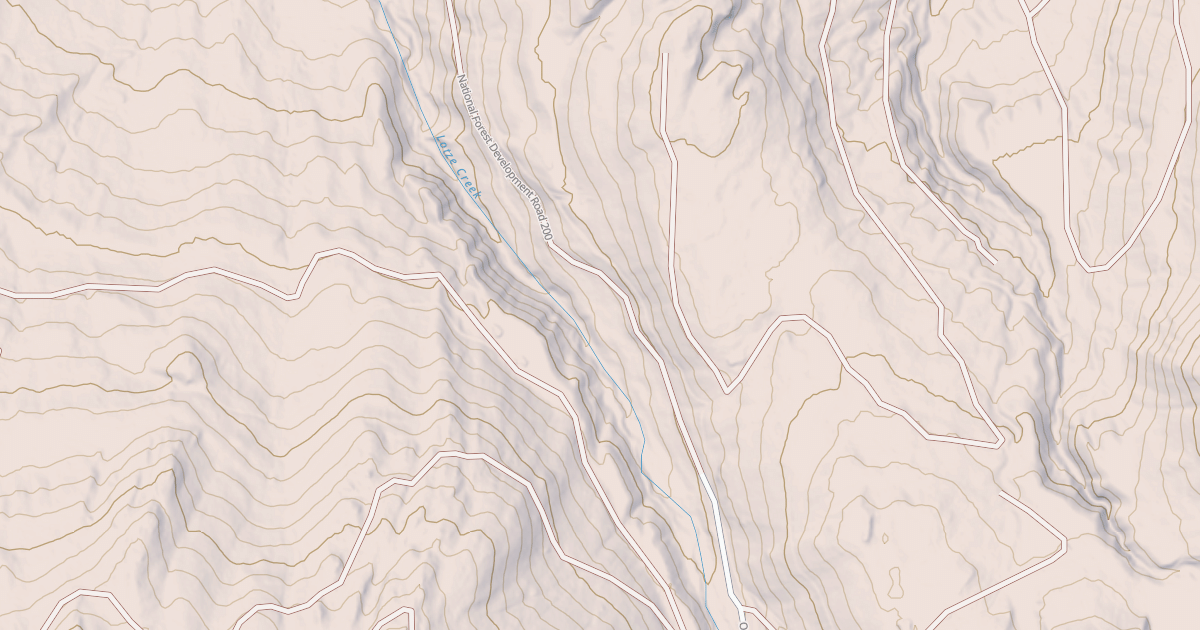 Map preview of LOTZE CREEK RD