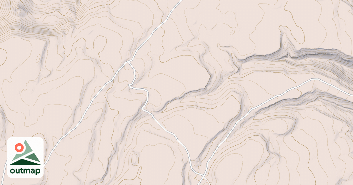 Map of OLD NORTH CUTOFF