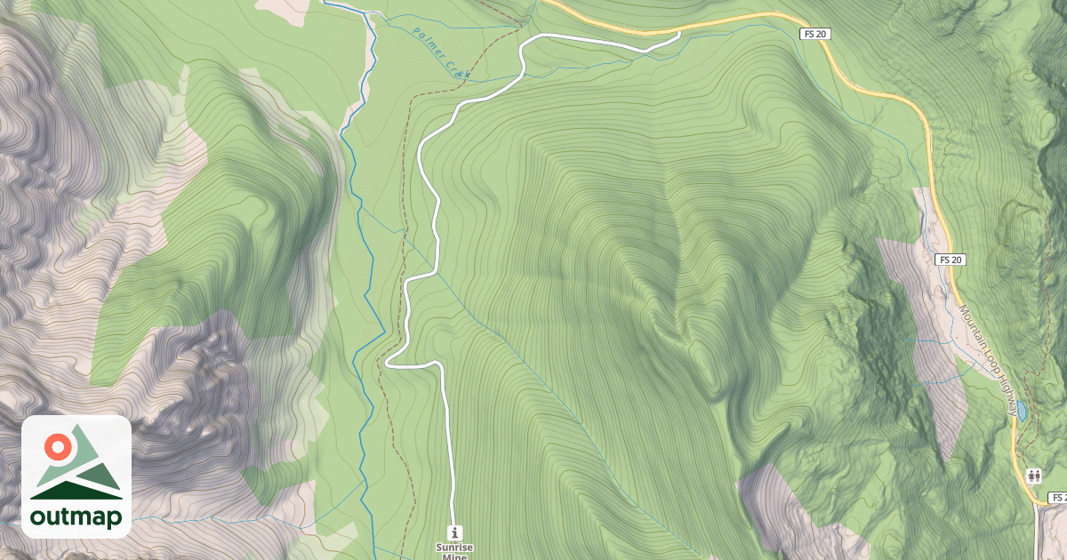 Map of SUNRISE MINE