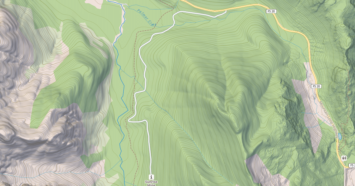 Map preview of SUNRISE MINE