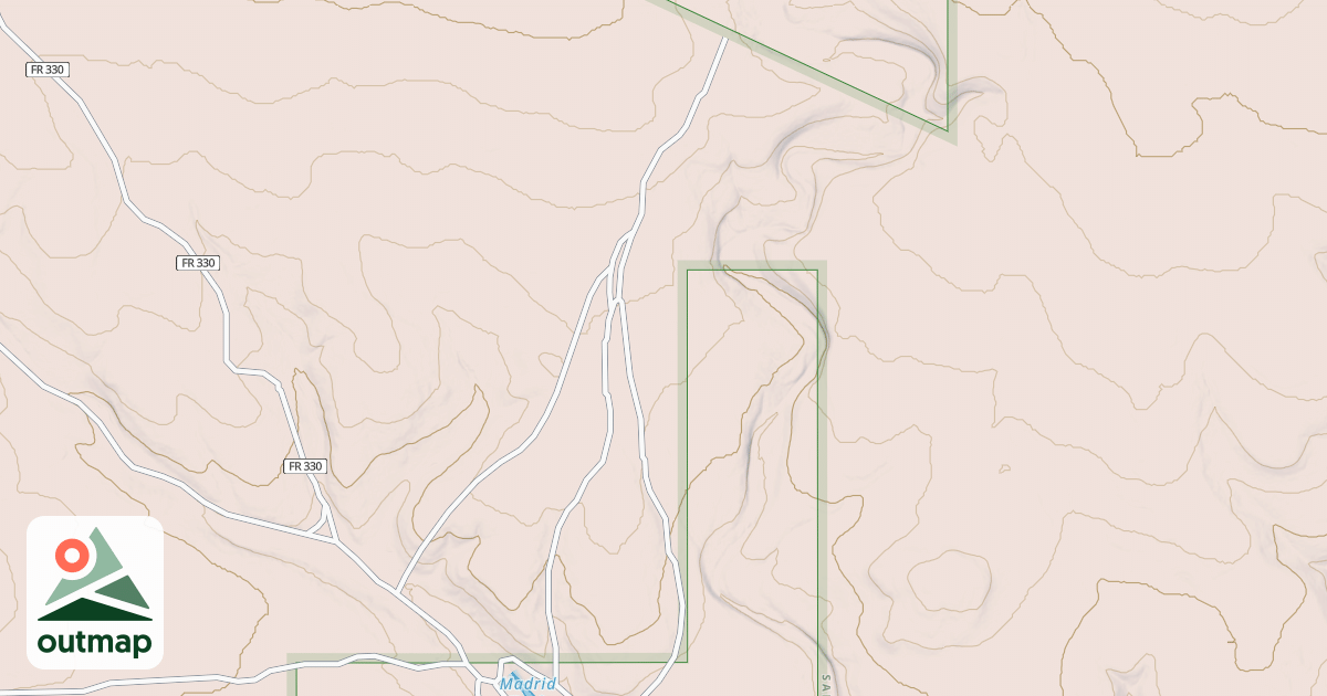 Map of USFS Motor Vehicle Use Map Roads {29366193-260F-4A06-80D7-2FD1F5C5721E}