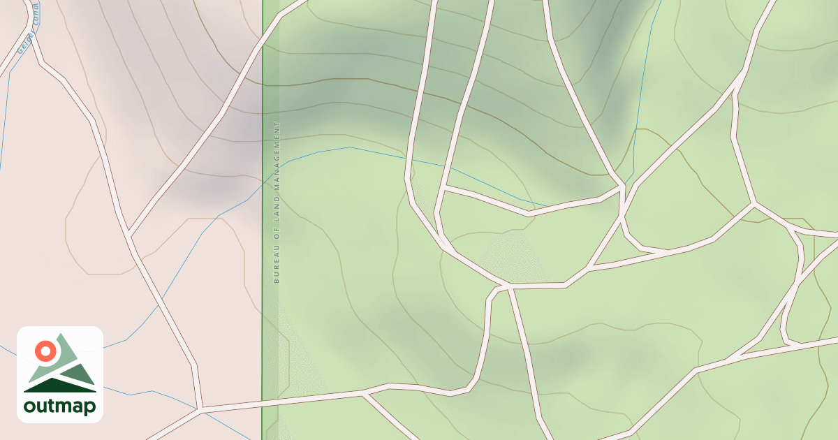 Map of BLM National GTLF Public Motorized Roads 621fbc9a-fec8-4a97-96e5-7b38edc2f97d