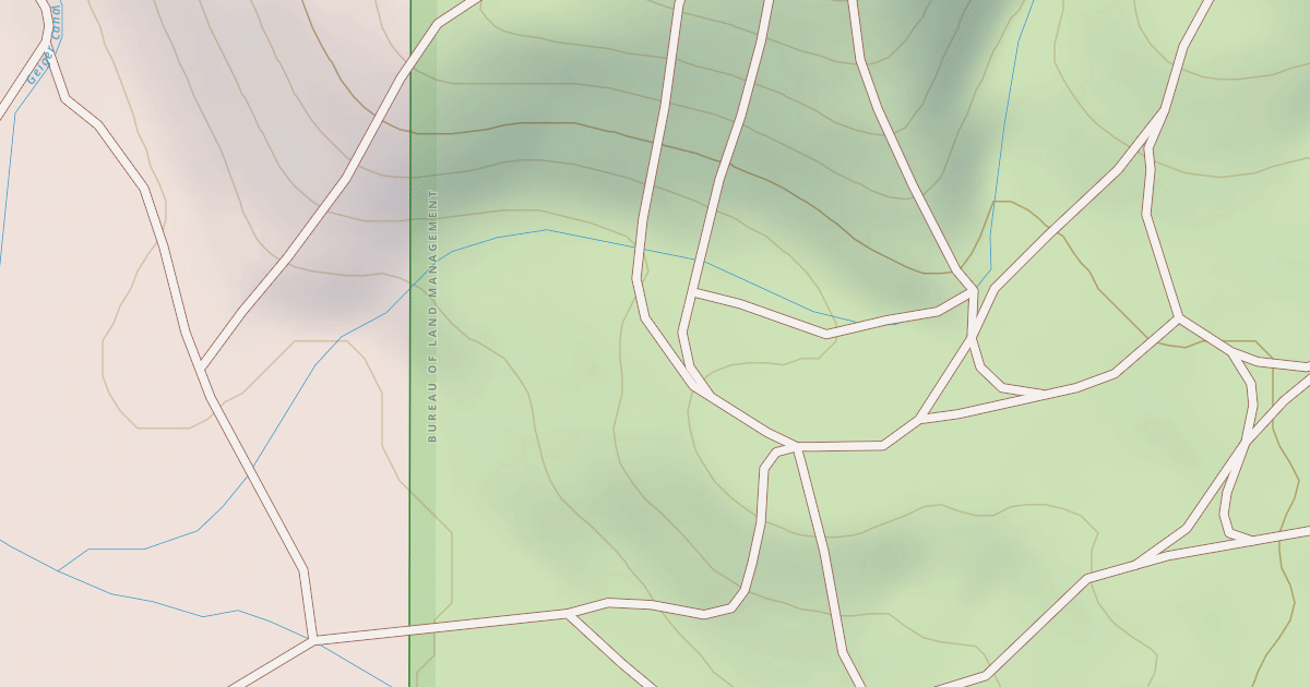 Map preview of BLM National GTLF Public Motorized Roads 621fbc9a-fec8-4a97-96e5-7b38edc2f97d