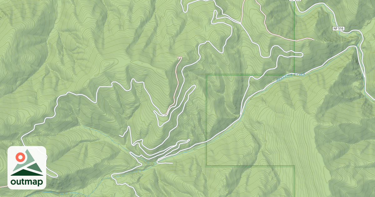 Map of BEATRICE CREEK