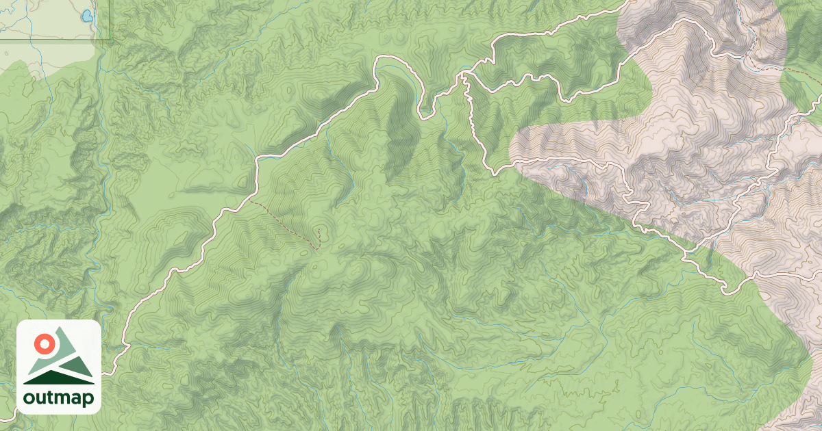 Map of USFS Motor Vehicle Use Map Trails 6795