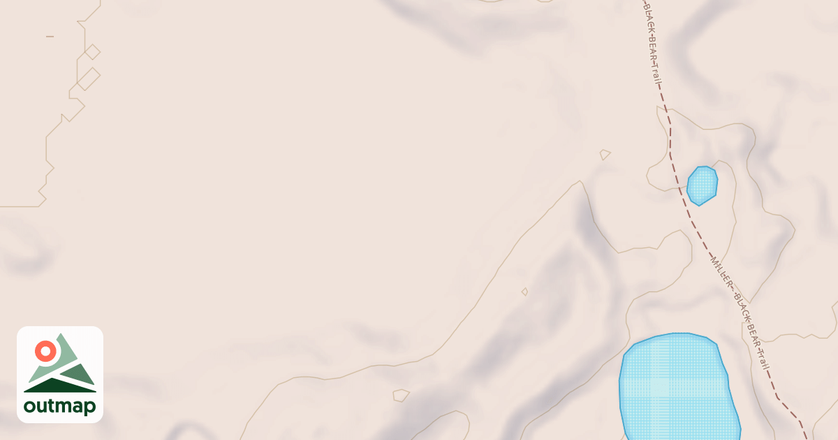 Map of Miller-Black Bear Trail