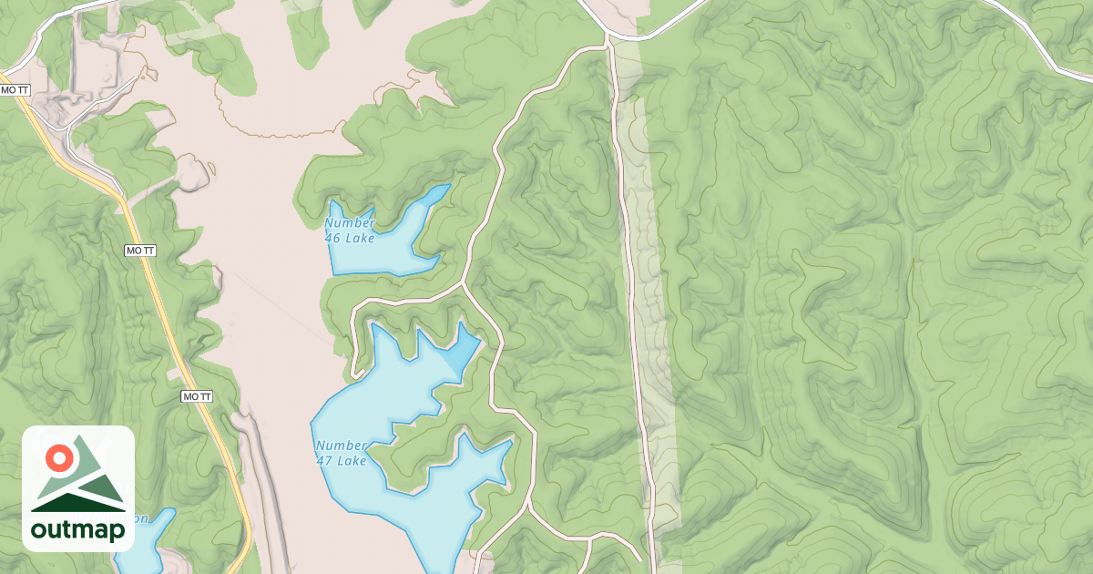 Map of NORTH HOLLOW