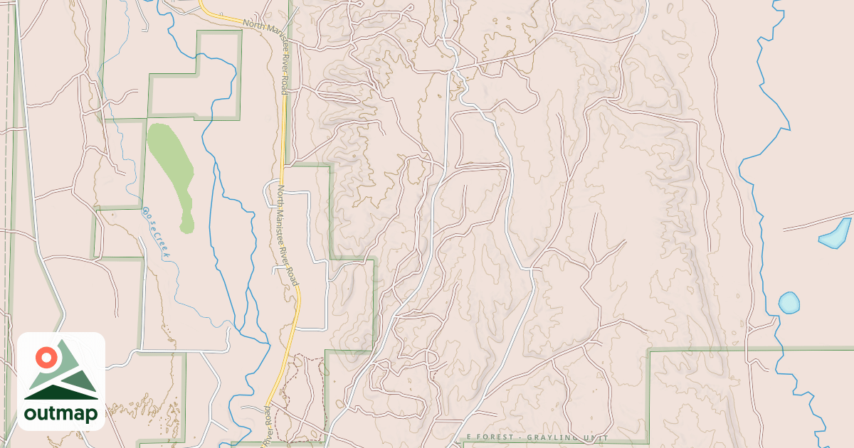 Map of Frederic Trail