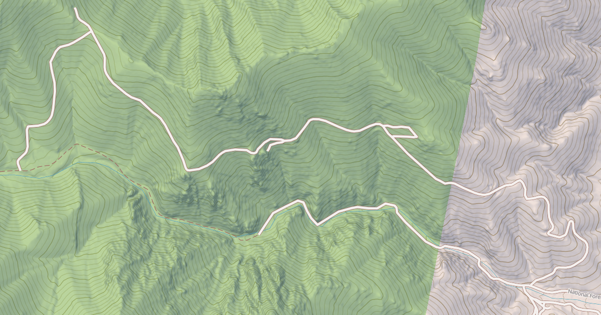 Map preview of OPHIR RIDGE ROAD