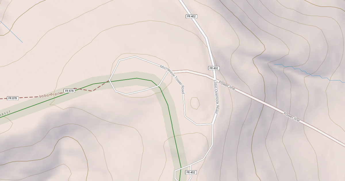 Map preview of MICROWAVE TOWER