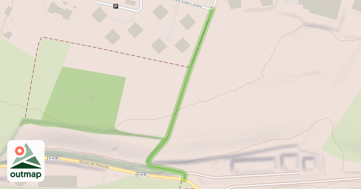 Map of Chemin de Remembrement