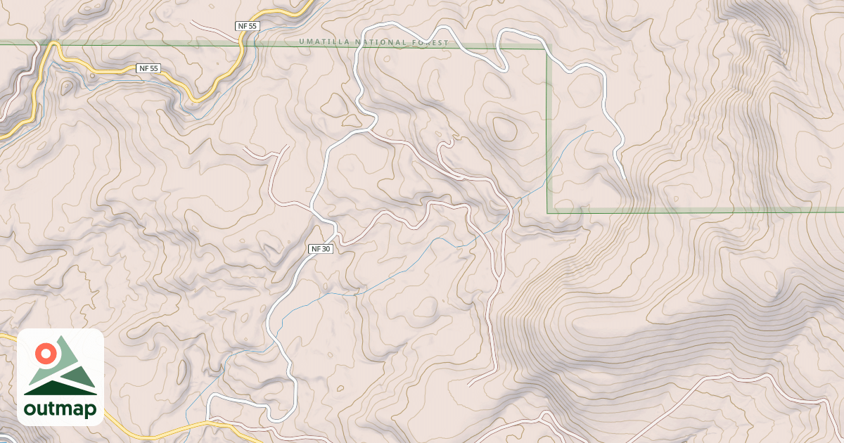Map of USFS Motor Vehicle Use Map Roads {1449EF12-7151-4014-AC6C-5CE0278F6941}