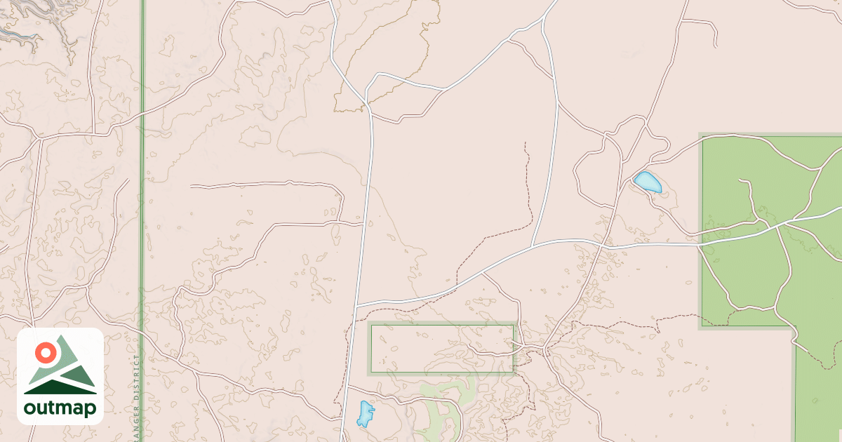 Map of Baraga Plains Trail
