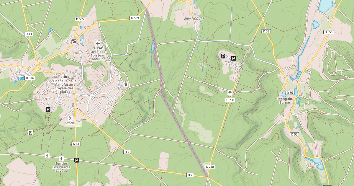 Map preview of Laie du Poncelet